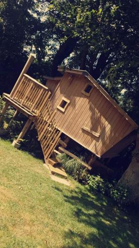 La cabane perchée du trappeur