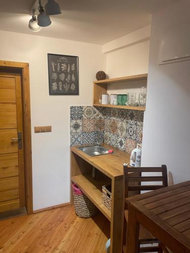 Kitchen, Apartmany MonTexas in Velky Ujezd