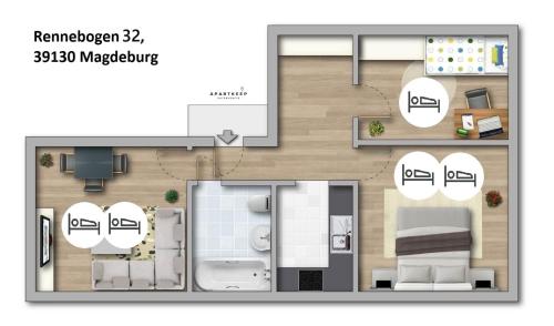 Apartkeep Magdeburg 32