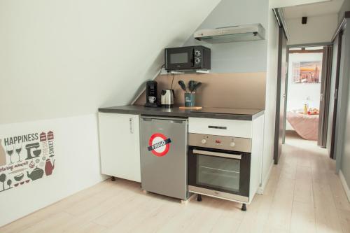 Konyha, Le Premier - Charmant T2 à 600m du centre ville (Le Premier - Charmant T2 a 600m du centre ville) in Sens