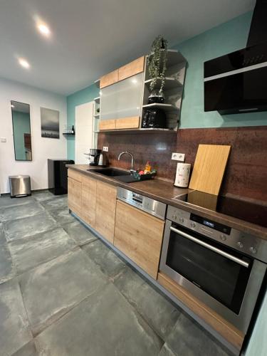 Konyha, Relaxen im Weindorf Mayschoß Fewo 3 in Mayschoss