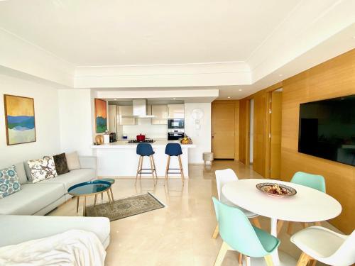 Anfa Finance City CFC! Magnifique Apt Tours Végétales, grande terrasse, piscine, parking, Casablanca (zdjęcie 6)