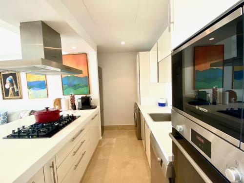 Anfa Finance City CFC! Magnifique Apt Tours Végétales, grande terrasse, piscine, parking, Casablanca (zdjęcie 4)