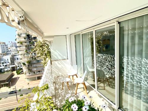 Anfa Finance City CFC! Magnifique Apt Tours Végétales, grande terrasse, piscine, parking, Casablanca (zdjęcie 8)