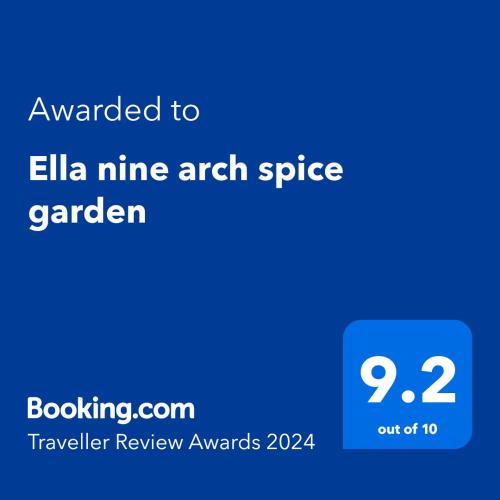 Ella nine arch spice garden