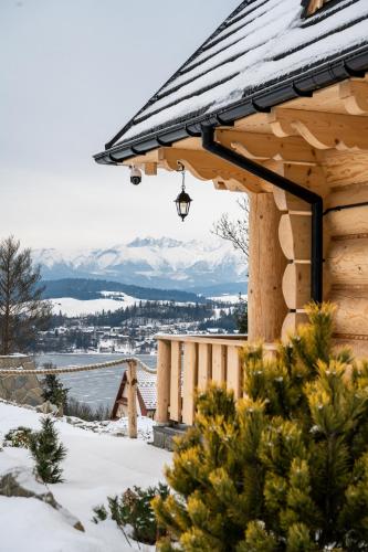 Czas na góry i las, dom z bala, sauna