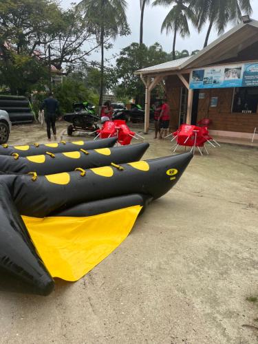 ocean view, on the beach.
