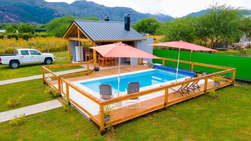 Kilátás, Cabañas & Apart Del Sauce (Cabanas & Apart Del Sauce) in El Hoyo