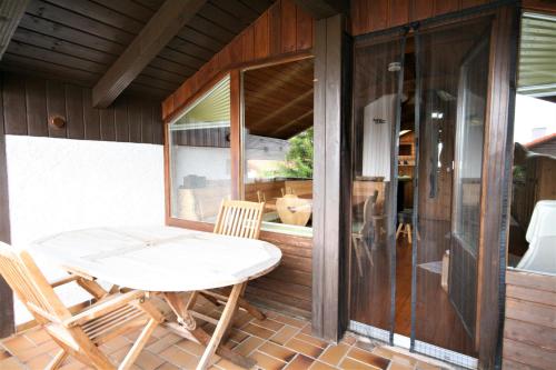 陽台/露台, Ferienapartment Edelsbergblick in 霍普芬勞