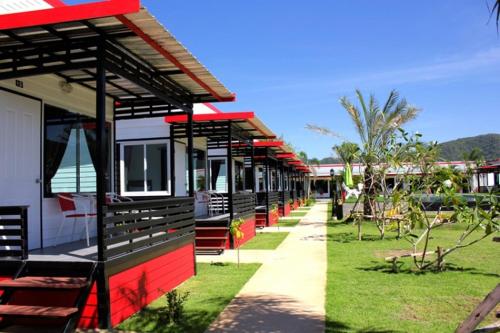 Entrance, Cape Go Resort in Chao Lao Beach