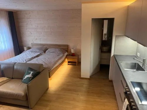 Ruhiges Studio mit Privatsphäre, Bergblick & Sitzplatz in Habkern, Schweiz