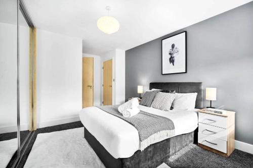 City Centre - Two Bedroom Apartment - Juliet Balcony - Secure Parking - WIFI - Smart TV - Top Rated -33S, Birmingham (fotografie 3)