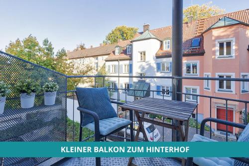 Apt Wahnfried Nr1 - Cityapartment mit Küche, Duschbad, Balkon, Parkplatz - zentral aber ruhig