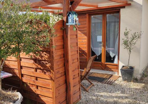 studio avec terrasse "Le Loup" gîte à louer Lamotte-Beuvron