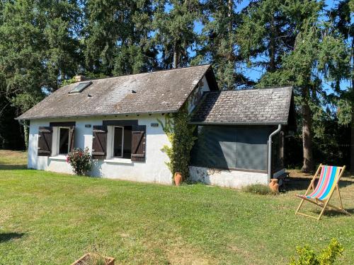 Cottage du Diot, son lac et son île