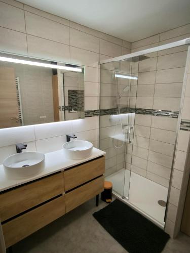 Duša, Appartement 6-8 personnes, gîte, climatisé, proche du zoo de Beauval et des châteaux de la Loire (Appartement 6-8 personnes, gite, climatise, classe 3 etoiles, proche du zoo de Beauval et des chatea) in Selles-sur-Cher