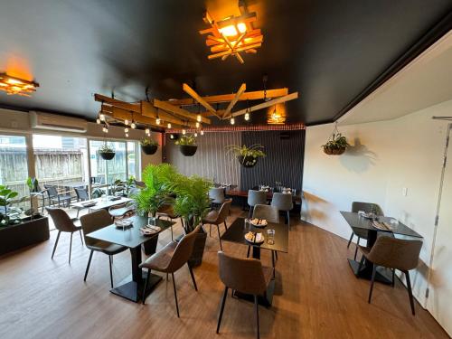 餐廳, 北帕默斯頓BKs高級汽車旅館 (B-Ks Premier Motel Palmerston North) in 北帕默斯頓