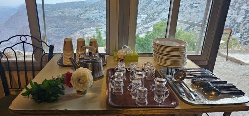レストラン, Dana Village lodge and Camp-Wadi Dana Eco camp in ダナ