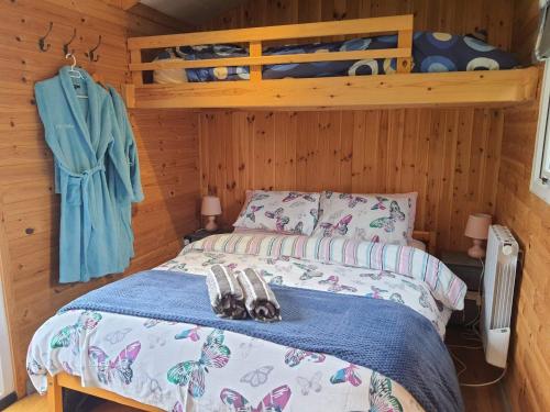 Luxury Railway carriage with own private hot tub in Lanveino