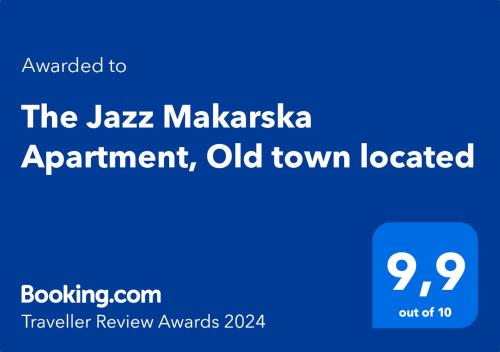 The Jazz Makarska Apartment Old town locatedfree parking - image 2