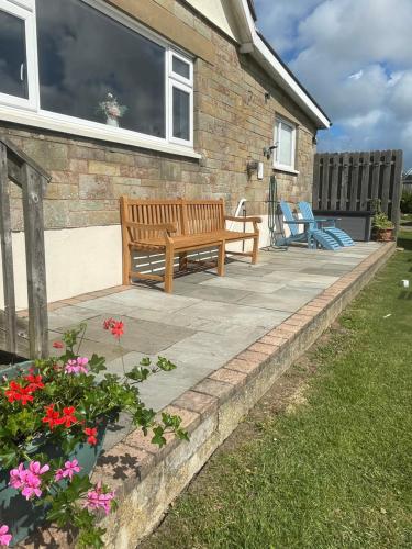 Exterior view, Three Gables, West Wight village house, Sleeps 10 in West Wight