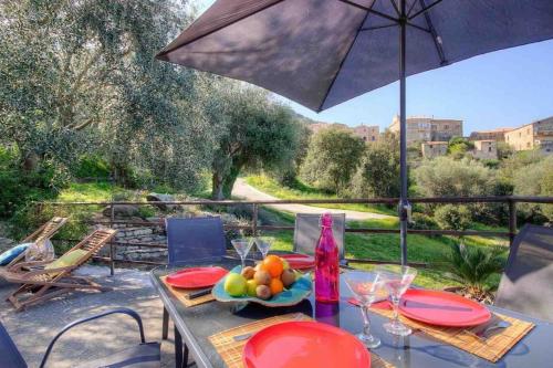 A CasaLèna - Maison individuelle Balagne gîte à louer Urtaca