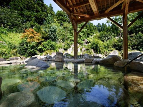Hot spring bath, Fuga no Yado Choseikan in Agano