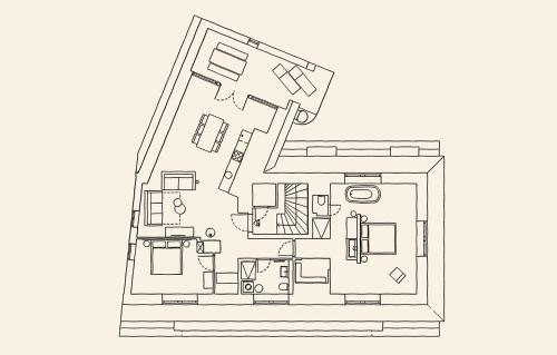 2 bedrooms, 3 beds