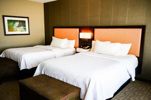 Room with Two Queen Beds - Non-Smoking room in Hampton Inn by Hilton Calgary Airport North