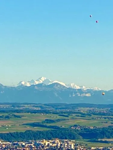 Tévenon Vue Panoramique Alpes-Lac in Grandevent, Schweiz