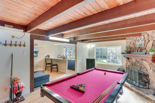Crestline Home with Private Hot Tub Steps to Lake! in Crestline, USA