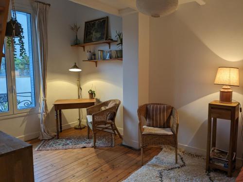 Chambre bohème au calme - Pension de famille - Montrouge