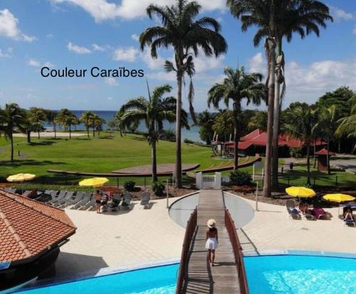 Couleur caraïbes appartement dans un hôtel 3 étoiles vue mer - Location saisonnière - Sainte-Luce