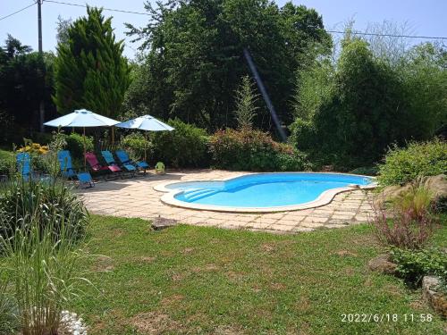 Fermette au calme avec piscine, jardin et étang de pêche - FR-1-591-333 gîte à louer Vigoulant