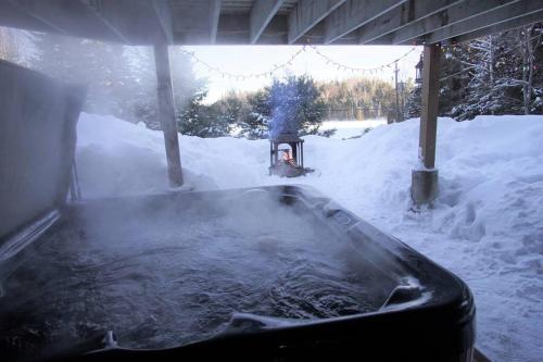 Lake St-Joseph Waterfront SPA SAUNA Gaming room