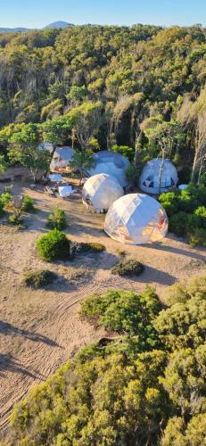 A szálláshely kívülről, Big Bang Nature Stays in Sauce de Portezuelo