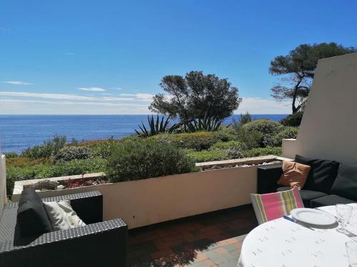 Appartement Corail, vue plongeante sur la mer - Location saisonnière - Fréjus