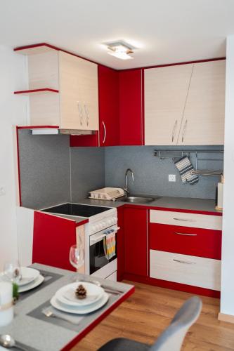 Küche, Apartmaji Ježek Kope (Apartmaji Jezek Kope) in Legen
