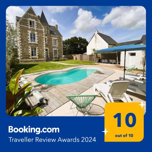 景觀, Manoir de la Fontaine Saint-Jean in 克羅薩克