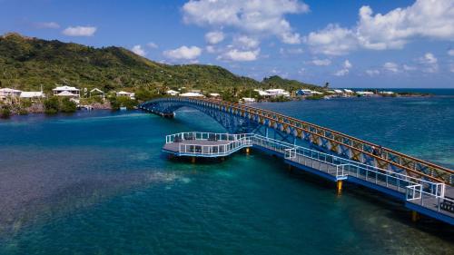 A szálláshely kívülről, South West Bay Cabañas in Providencia