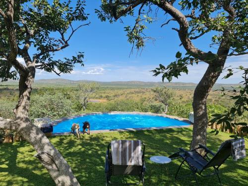 Swimming pool, Mountain Peak Game Lodge in Outjo