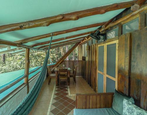 ระเบียง/ชานเรือน, Hotel Entre Dos Aguas in ซามารา