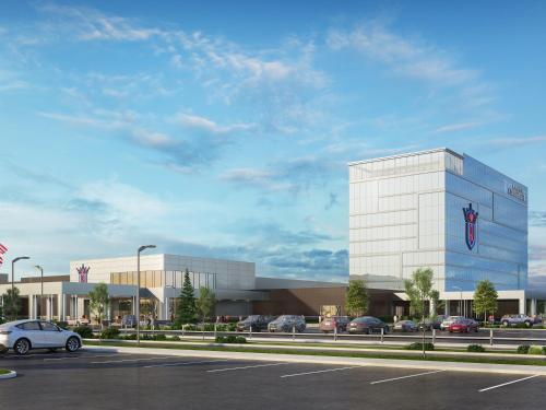 Exterior view of Terre Haute Casino Resort