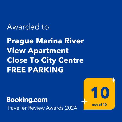 Prague Marina River View Apartment Close To City Centre FREE PARKING