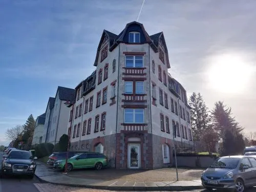 Schillerstrasse in Burgstaedt, Deutschland