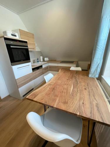 кухня, Sonnenschein Appartement- und Ferienhaus mit Stadel und Terrasse in Großradl