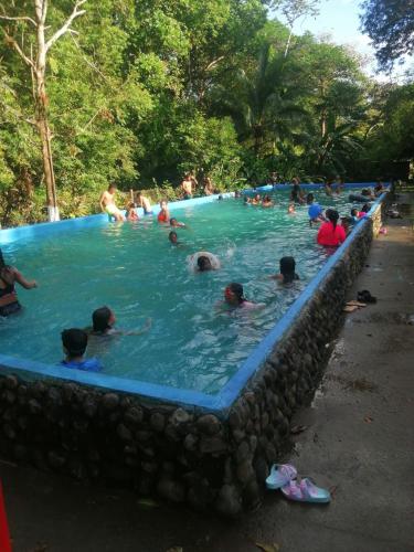 Suasana persekitaran, Waterfall Hostel and restaurant in David