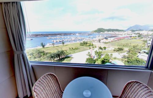 View, Blue Ocean Hotel in Keelung