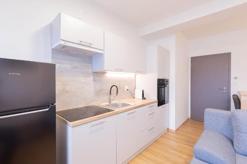 ห้องครัว, Rezidence Novosadská (Rezidence Novosadska) in โนเว ซาดี