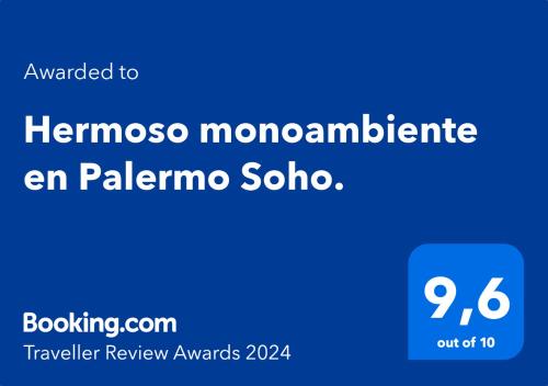 Hermoso monoambiente en Palermo Soho., Buenos Aires (fotografie 3)